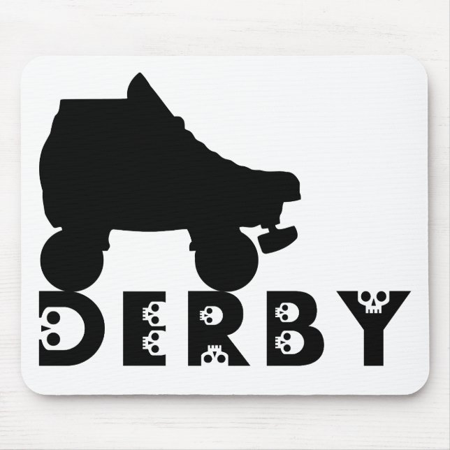 Tapis De Souris derby : skullphabet (Devant)