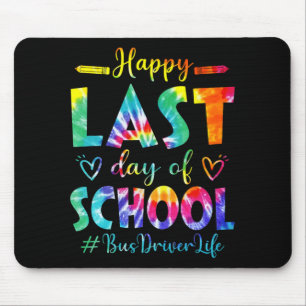 Tapis De Souris Dernier Jour De La Vie De Conducteur De Bus Scolai