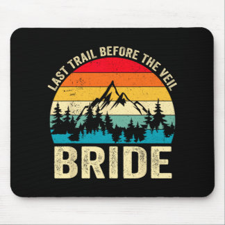 Tapis De Souris Dernier Trail Avant La Mariée Voile Retro Randonné