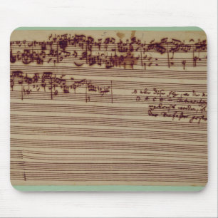 Tapis De Souris Dernière page de l'art de la fugue, 1740s