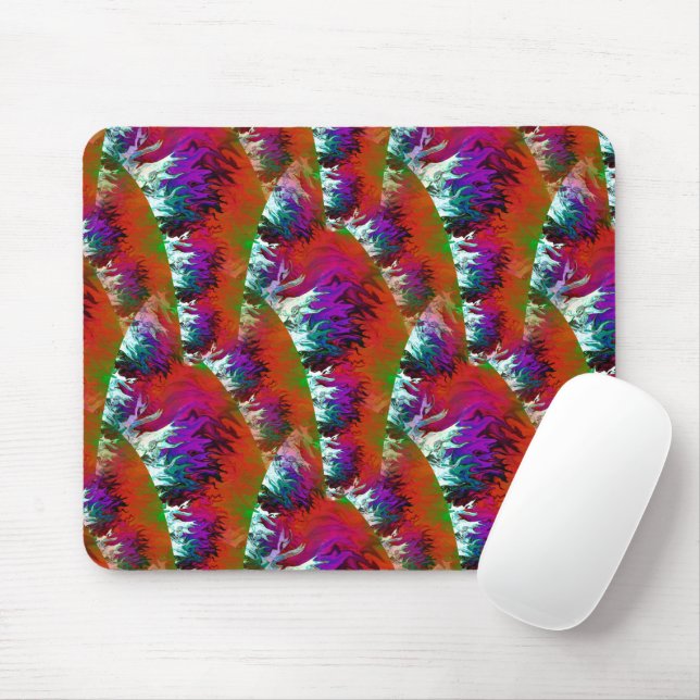 Tapis De Souris Des arbres soufflés par le vent..... (Avec souris)