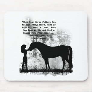 Tapis De Souris Des chevaux vous êtes aimés