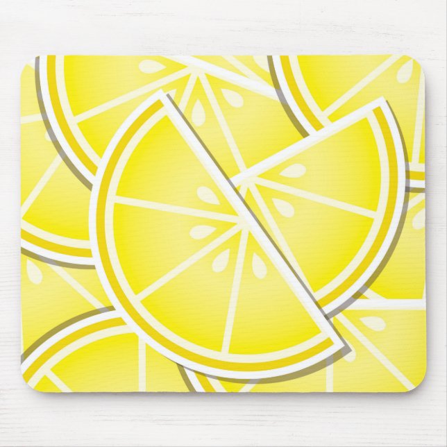 Tapis De Souris Des coins de citron funky ! (Devant)