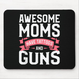 Tapis De Souris Des Moms Impressionnantes Ont Des Tatouages Et Des