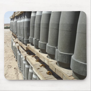 Tapis De Souris Des rangées des munitions sont empilées et