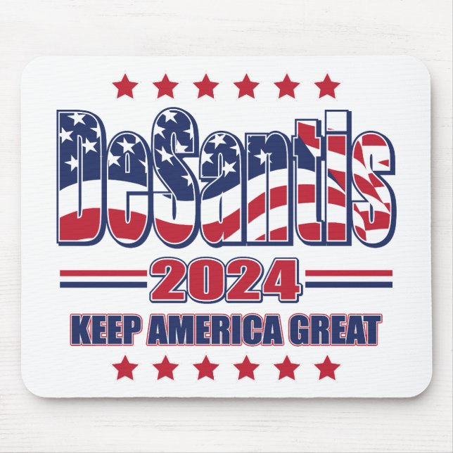 Tapis De Souris DeSantis-2024-Keep-America-Great (Devant)