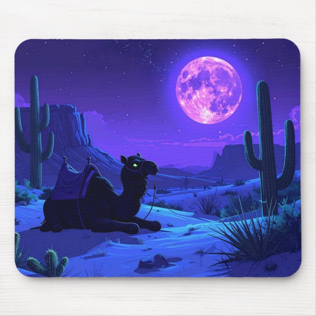 Tapis de souris Désert Chameau (Devant)