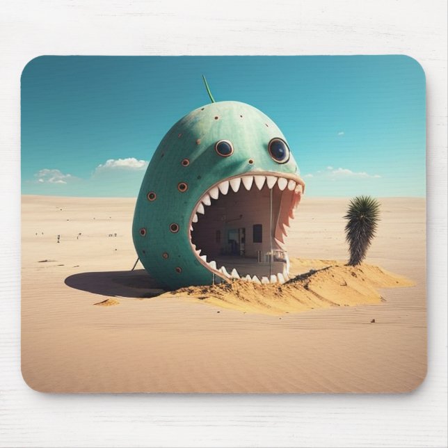 Tapis De Souris Desert Monstre (Devant)