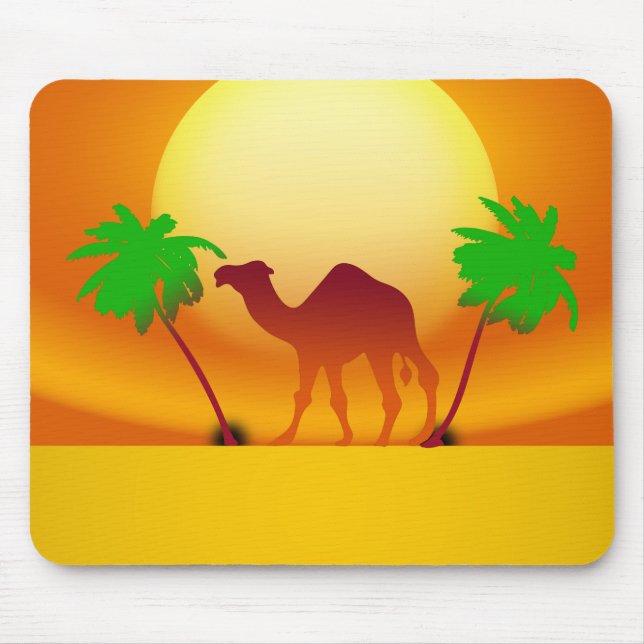 Tapis De Souris Desert Sunset Mousepad (Devant)