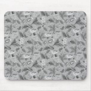 Tapis De Souris Design arrière - plan gris-blanc mignon