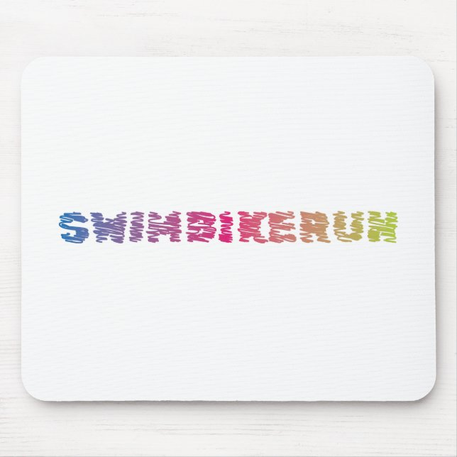 Tapis De Souris Design cool de triathlon (Devant)