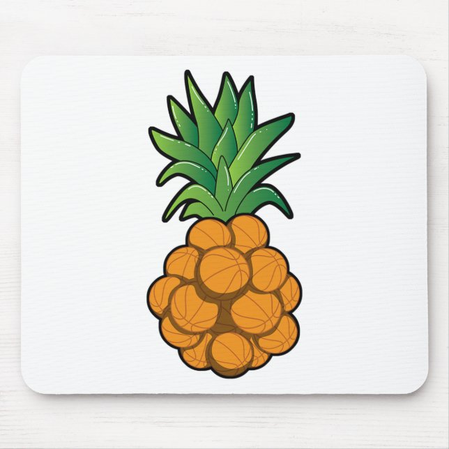 Tapis De Souris Design d'ananas Cool amusant - Art graphique - C (Devant)
