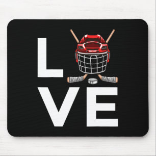 Tapis De Souris Design De Hockey Amusant Hommes Enfants Hockey Sur