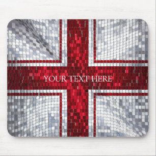 Tapis De Souris Design de mosaïque du drapeau anglais