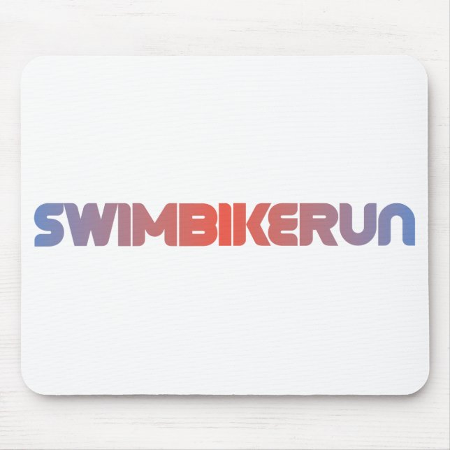 Tapis De Souris Design de triathlon (Devant)