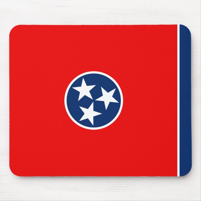 Tapis De Souris Design du drapeau d'état du Tennessee (Devant)