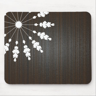 Tapis De Souris Design floral - BG en bois