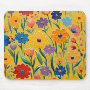 Tapis De Souris Design floral de printemps