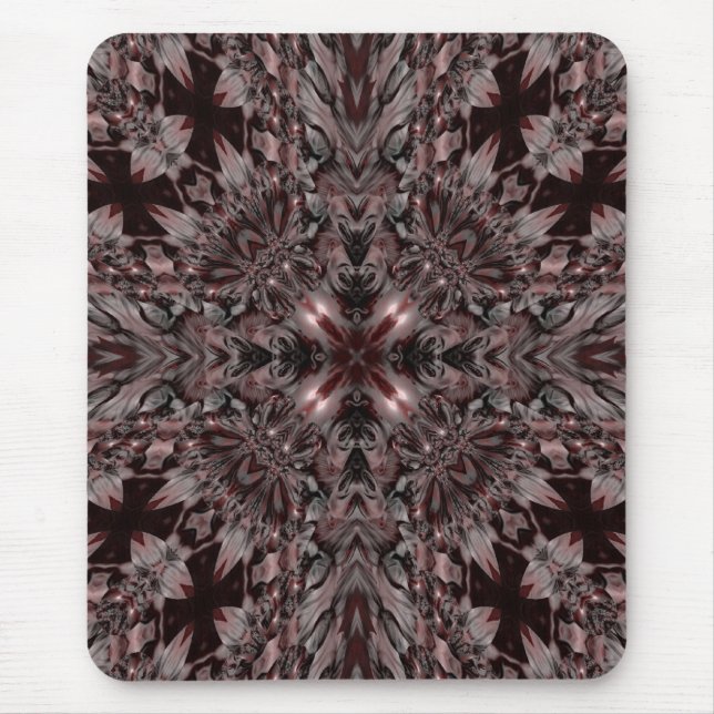 Tapis De Souris Design kaléidoscope foncé (Devant)