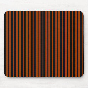 Tapis De Souris Design Motif Brown en bandes verticales noires