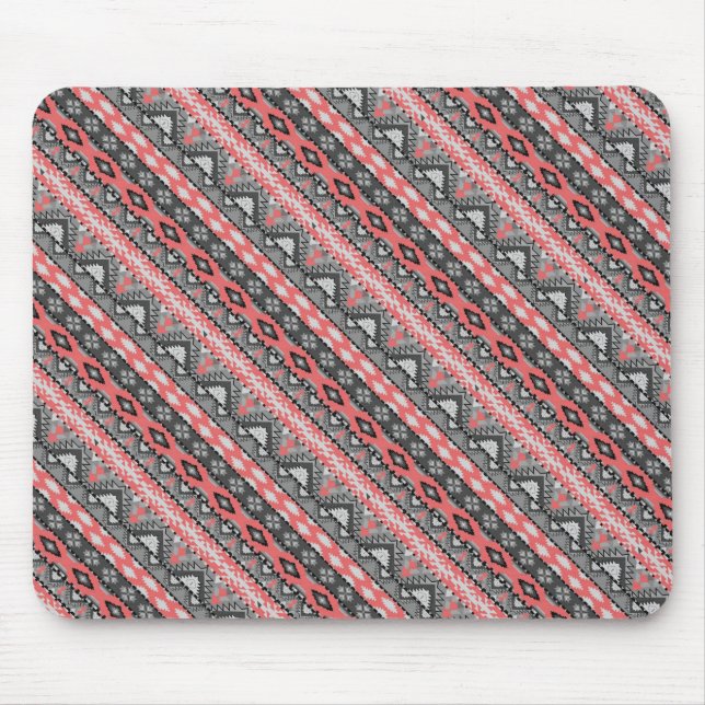 Tapis De Souris Design motif gris pâle (Devant)