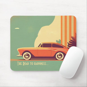 Tapis De Souris Design Mousepad - rétro 60 s