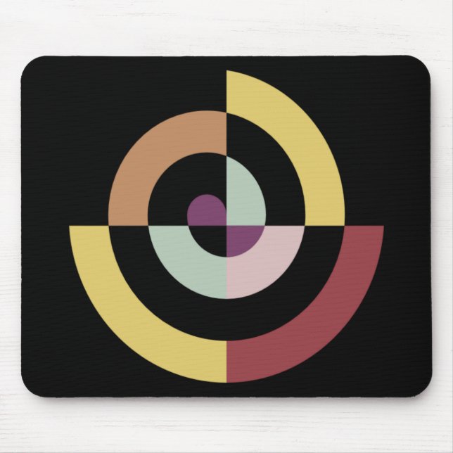 Tapis De Souris Design Spiral (Devant)