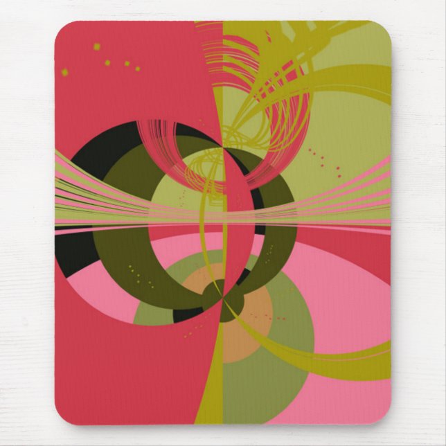Tapis De Souris Design Style Art Déco (Devant)