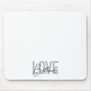 Tapis De Souris Design urbain simple et moderne tendance Love Balt