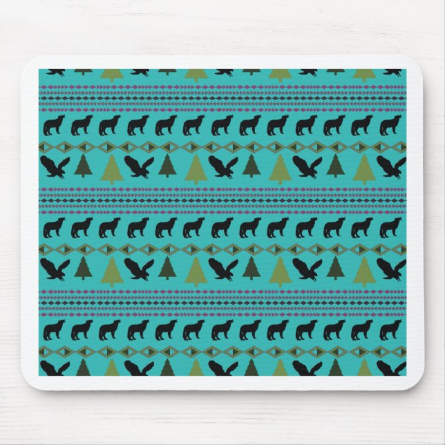 Tapis De Souris Designs amérindiens (Devant)
