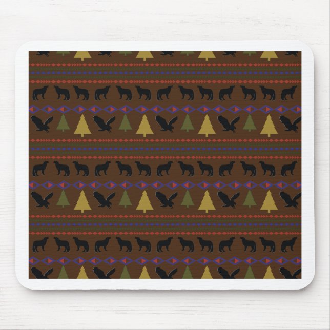 Tapis De Souris Designs amérindiens (Devant)