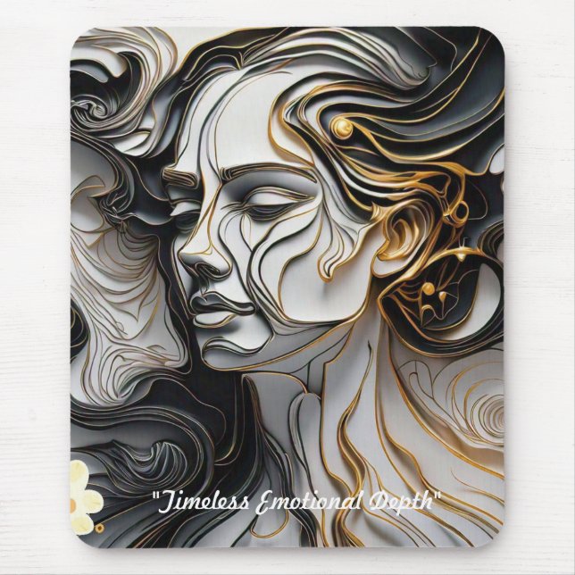 Tapis De Souris "Designs de luxe émotionnels" (Devant)