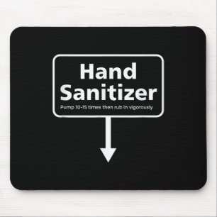 Tapis De Souris Désinfectant pour mains pour hommes - Humour adult