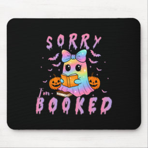 Tapis De Souris Désolé Je suis Booked Ghost Lecture Halloween livr