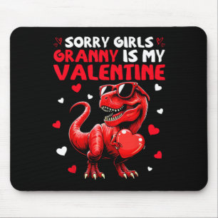 Tapis De Souris Désolé les filles mamie est mon dinosaure de la Sa