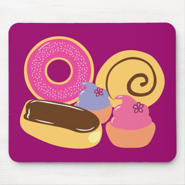 Tapis De Souris Desserts tellement doux (Devant)