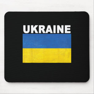 Tapis De Souris Dessin à effet dégradé du drapeau de l'Ukraine