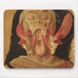 Tapis De Souris Dessin anatomique de la tête