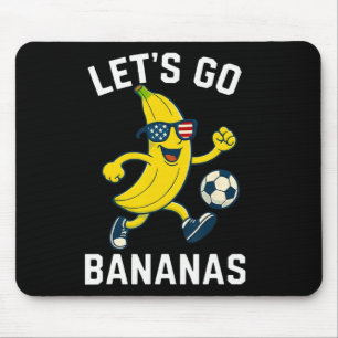 Tapis De Souris Dessin Animé De Football De Nana Drôle Qui Botte L
