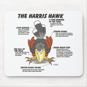 Tapis De Souris Dessin animé de la buse de Harris