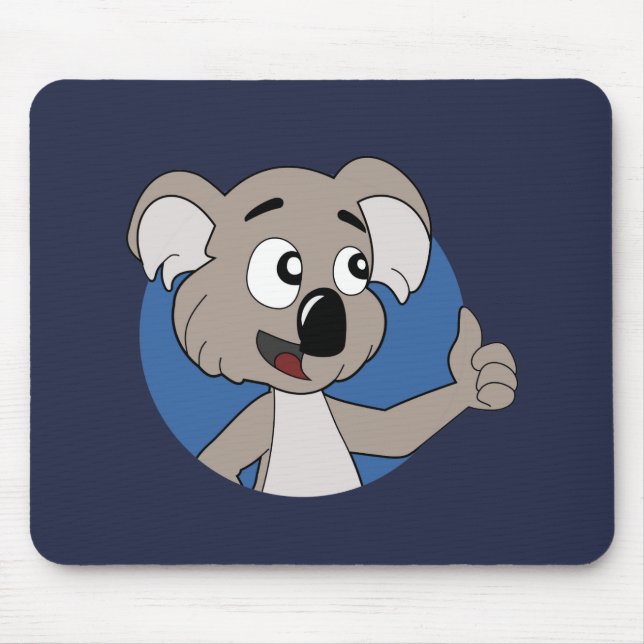 Tapis de souris dessin animé ours koala (Devant)