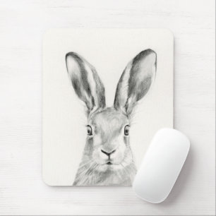 Tapis De Souris Dessin au crayon de lapin