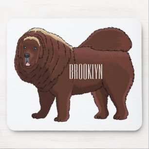 Tapis De Souris dessin de Chien Tibétain Mastiff