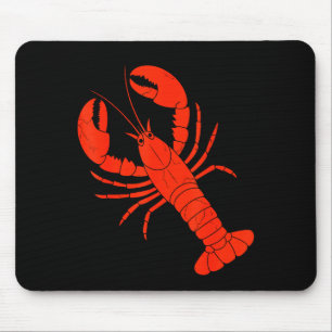 Tapis De Souris Dessin de homard drôle pour hommes femmes enfants