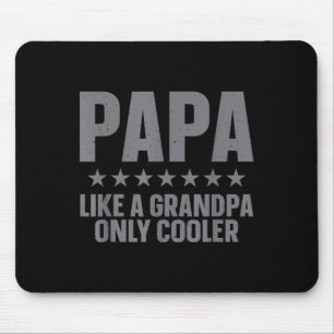 Tapis De Souris Dessin drôle de Papa pour grand-père de la part de