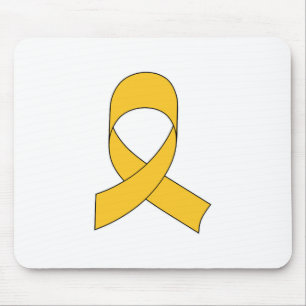 Tapis De Souris Dessin du ruban or