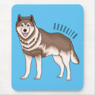 Tapis De Souris dessin humoristique sibérien husky