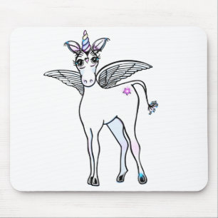 Tapis De Souris Dessin magique amusant Unicorn