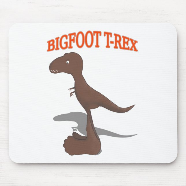 Tapis De Souris Dessin T-Rex Bigfoot (Devant)