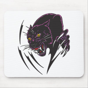 Tapis De Souris dessin tribal panthère noire